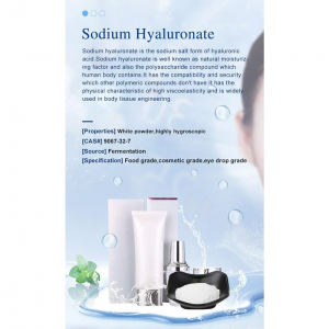 Sodium Hyaluronate/Hyaluronic Acid/CAS 9004-61-9 Food grade,Cosmetic grade,Eye drops grade,Medical grade,Injection grade